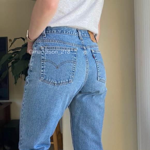 Levis Vintage 550 High Rise Straight Leg Dad Jeans 31” waist - Picture 1 of 15